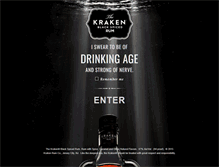 Tablet Screenshot of krakenrum.com